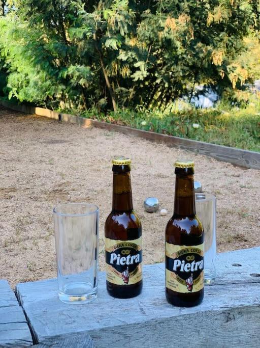 F2 Avec Jacuzzi, Petanque, A 3 Min Mer, Dans Grande Propriete Porticcio  Eksteriør bilde